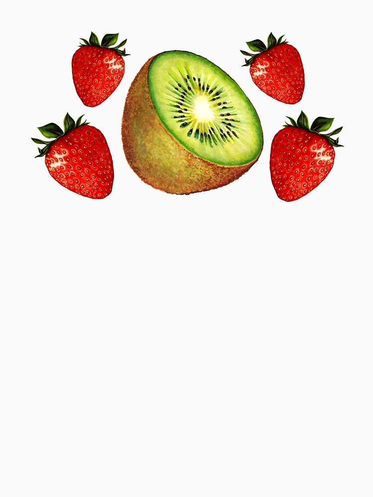 Strawberry Kiwi Pattern - Pink by Kelly  Gilleran