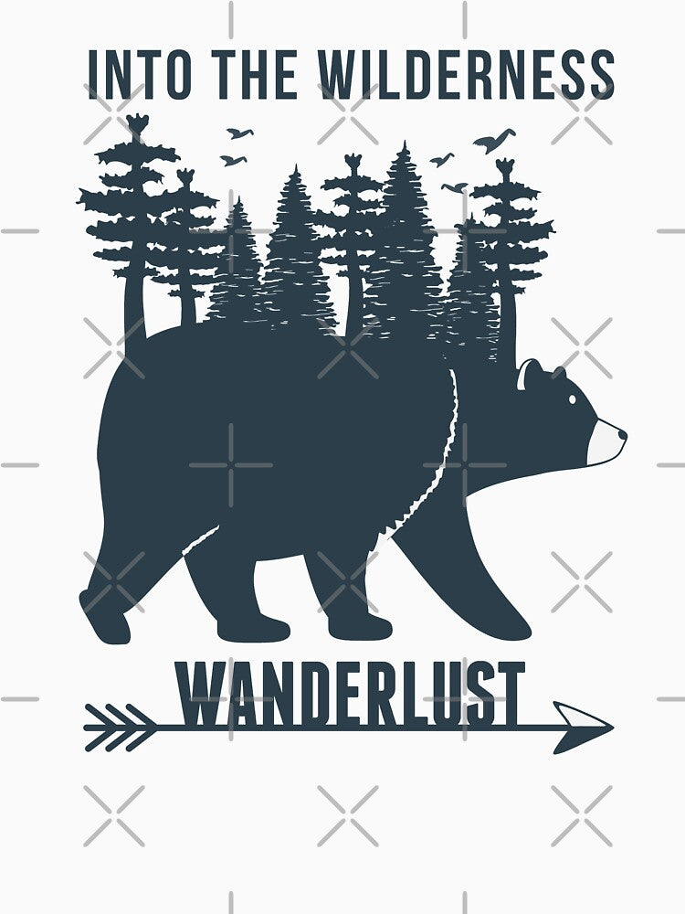 Into The Wilderness | Wanderlust Bear by NikStore