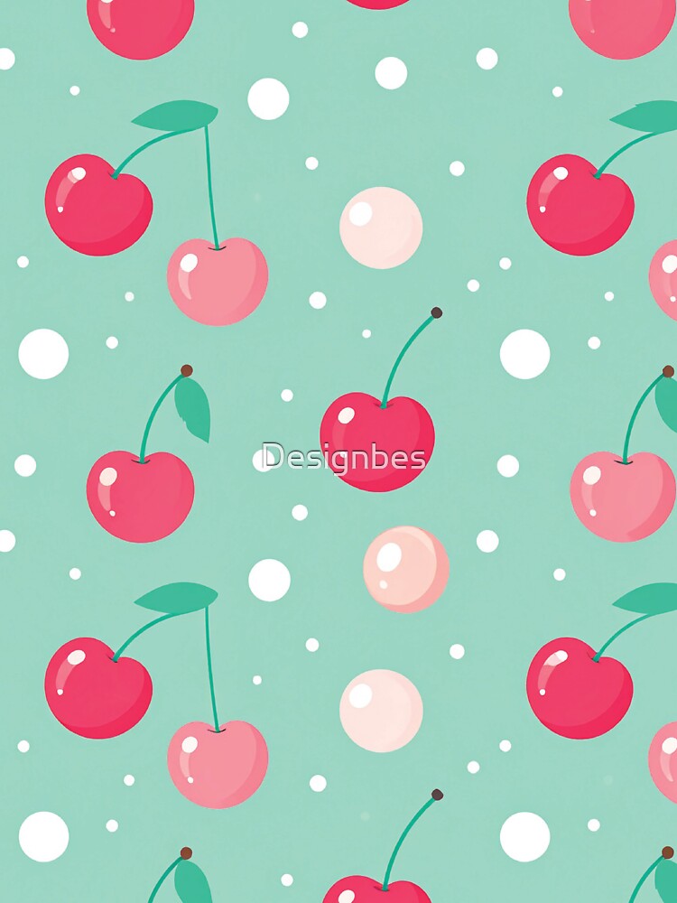 Retro Cherry Pattern by Designbes