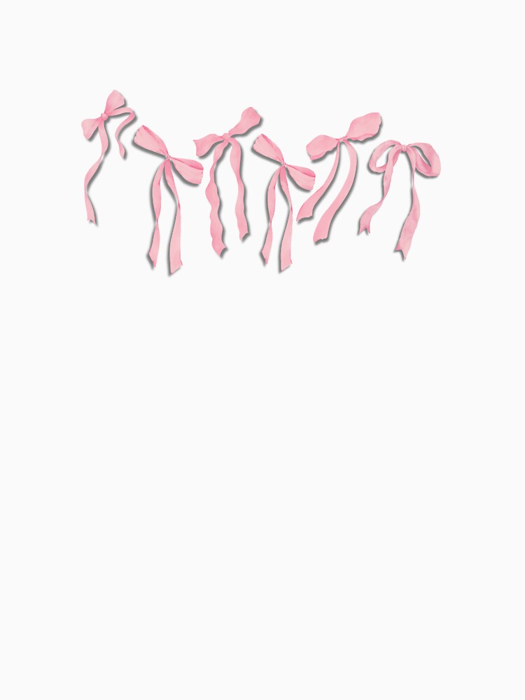 Coquette Pink Ribbons and Bows Art by shaescreations1