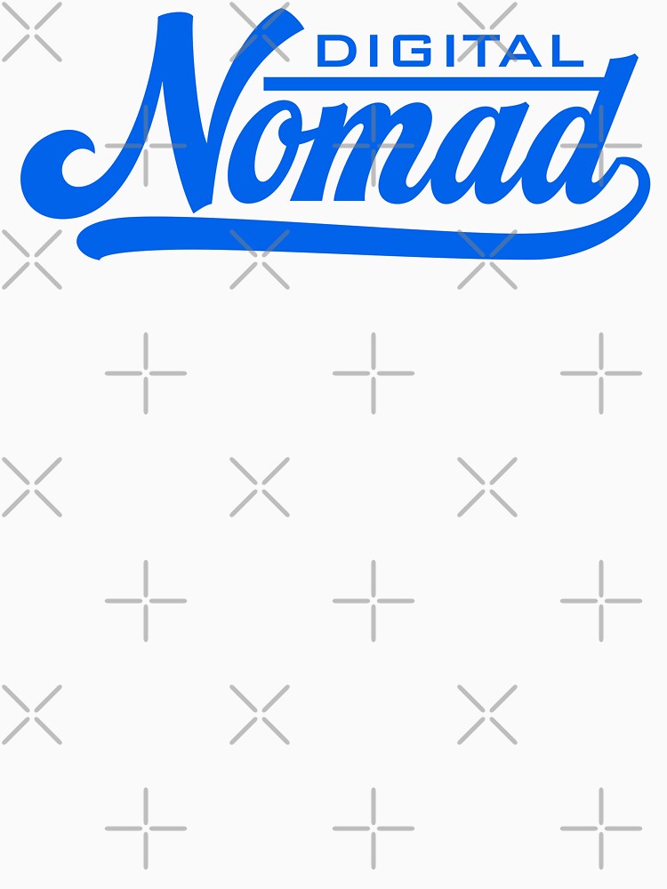 Digital Nomad [blue text] by shutterpillow-