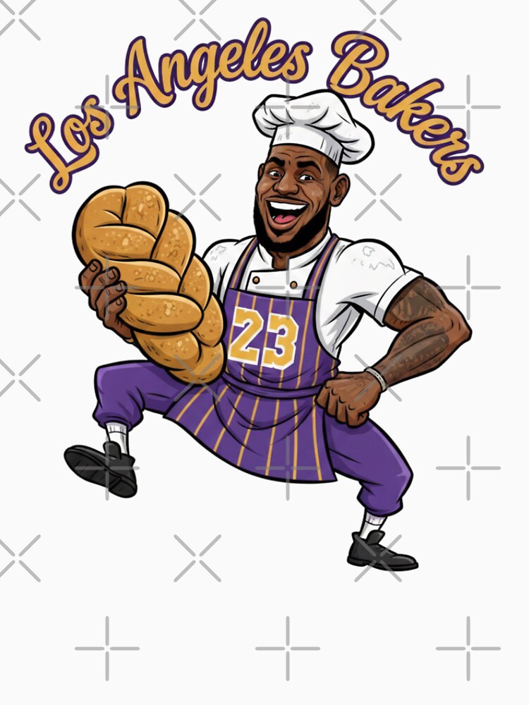 Los Angeles Bakers, basketball parody, bread lover, funnyfits70, Humor, Funny, retro, vintages, funny quotes, animal humor, by FunnyFits70