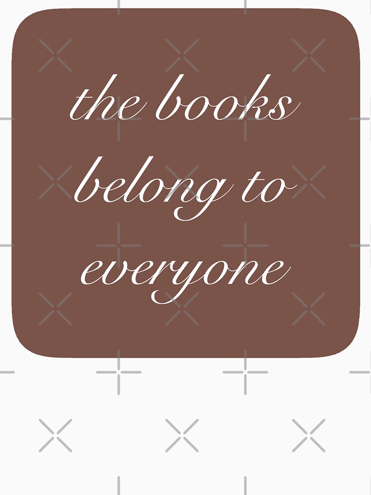 the books belong to everyone by PoliteAdjacent