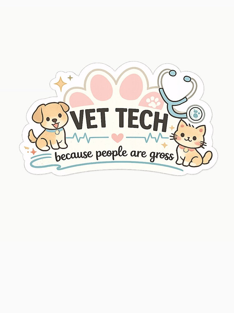 Cute Vet Tech Because People Are Gross Veterinary by AMICO77