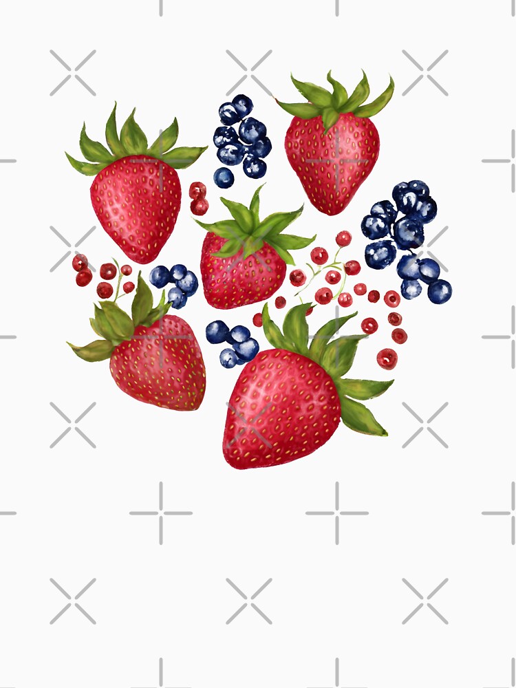 Strawberries and Blueberries and Fruit, Oh My! by Olivia Ossege