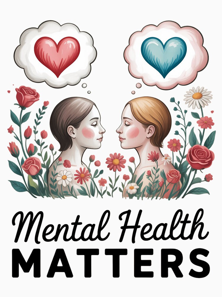 Yellow Mental Health Awareness -Mental Health Matters by DoorwayThreads