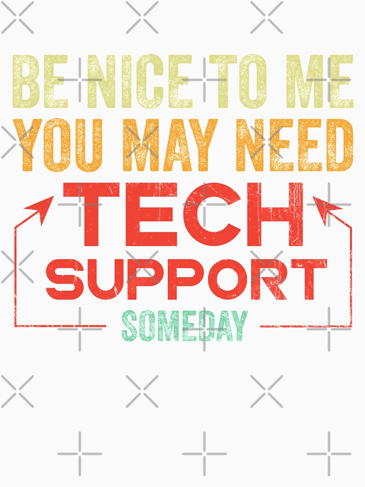 Funny Tech IT Profession Support Novelty Joke by DesignoresLTD