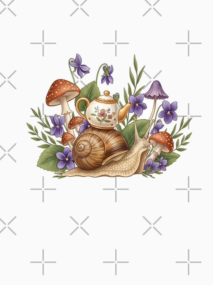 Cottage Snail Teapot Gift by pumsquare