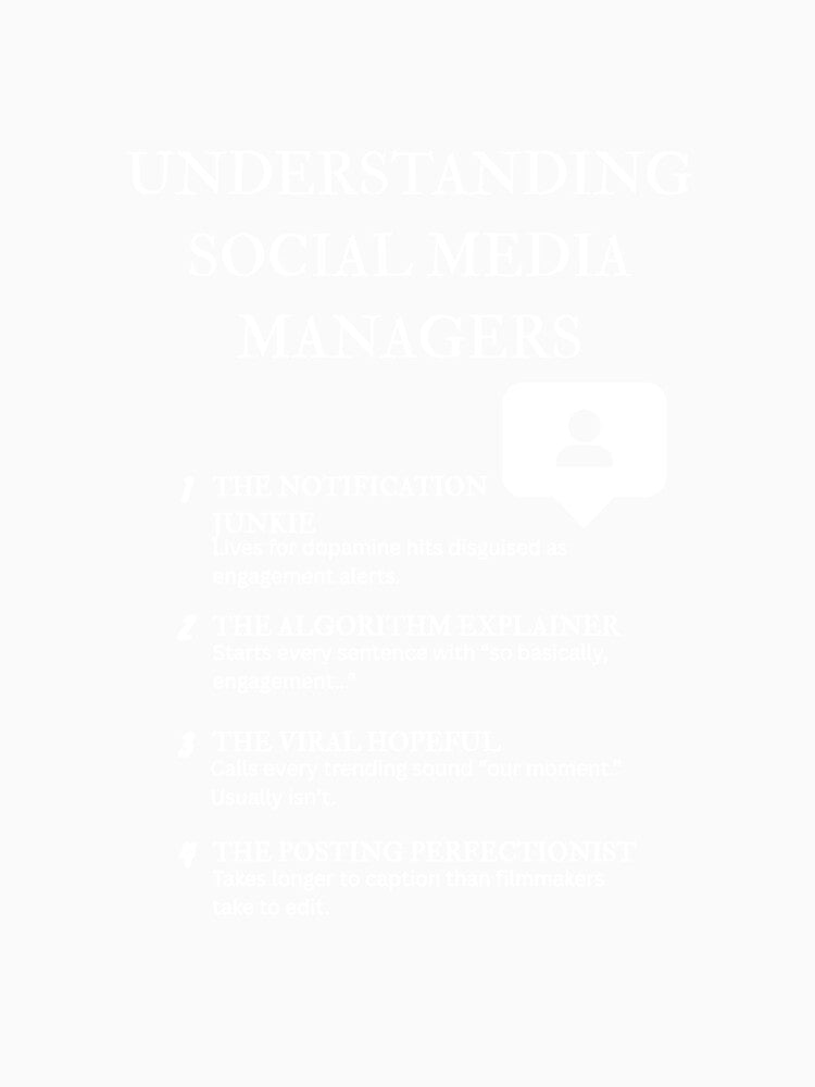 Understanding Social Media Managers – The Algorithm Edition – Black by PsyFlow35