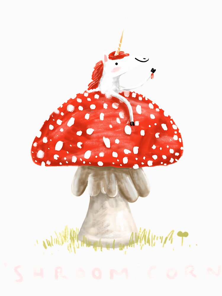 Shroomicorn Cute Mushroom Unicorn by djentomamatel