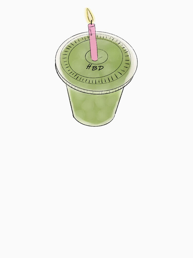 birthday matcha by abby cartwright