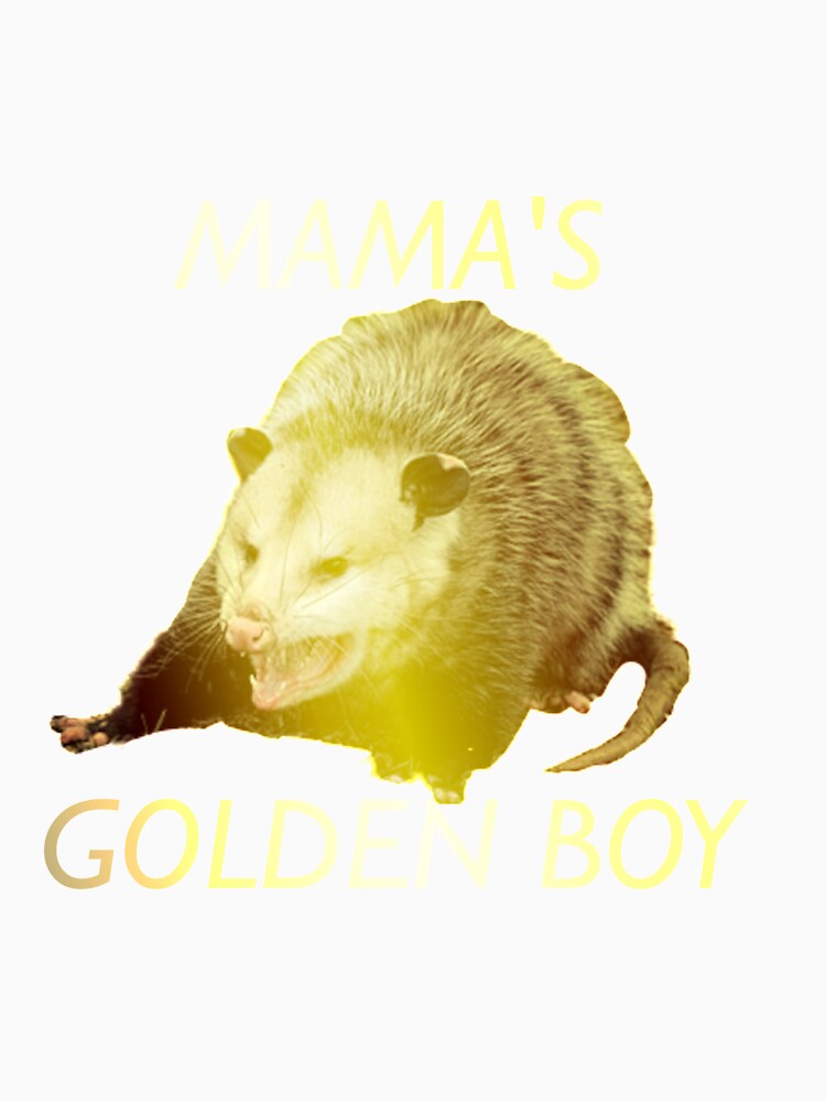 Mama's Golden Boy Possum by royalblewitup