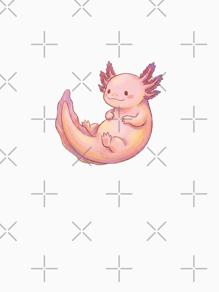 cute axolotl by taexgiuls