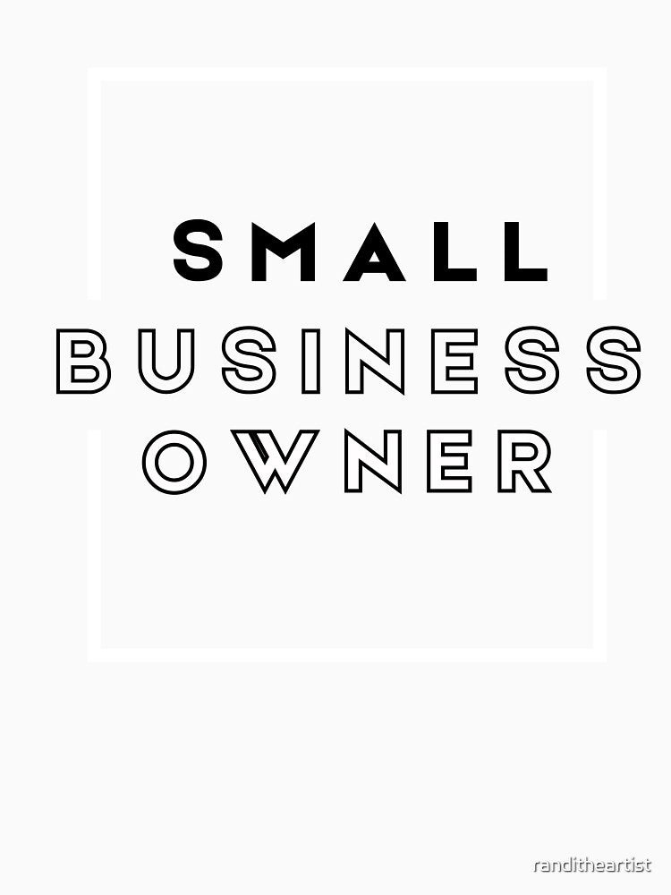 Small Business Owner, simple design by Constant Readers