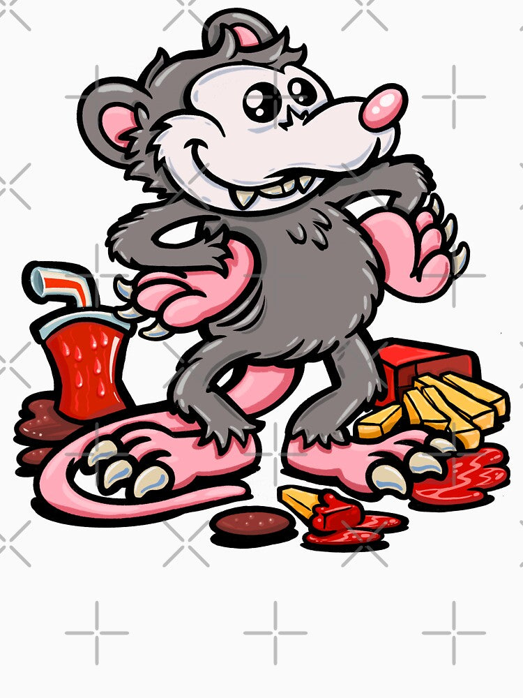 Opossum Love French Fries by pablomendoza