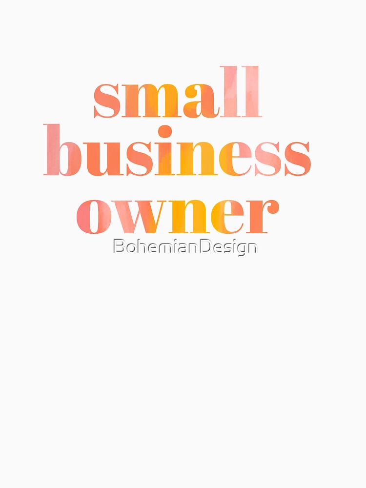 Small Business Owner - Pink Rainbow by BohemianDesign