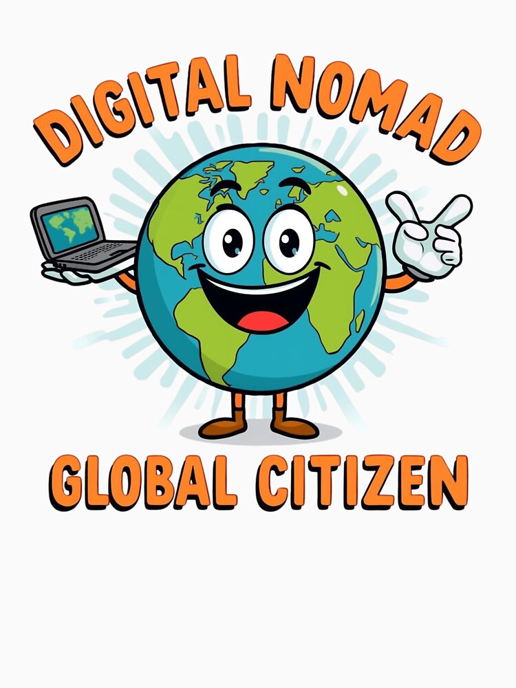 Digital Nomad, Global Citizen | Remote Work Travel Quote by WearTheArtx