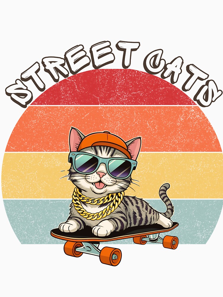 Street Cat – Cool Urban Graffiti Retro Style by dijjaboutique
