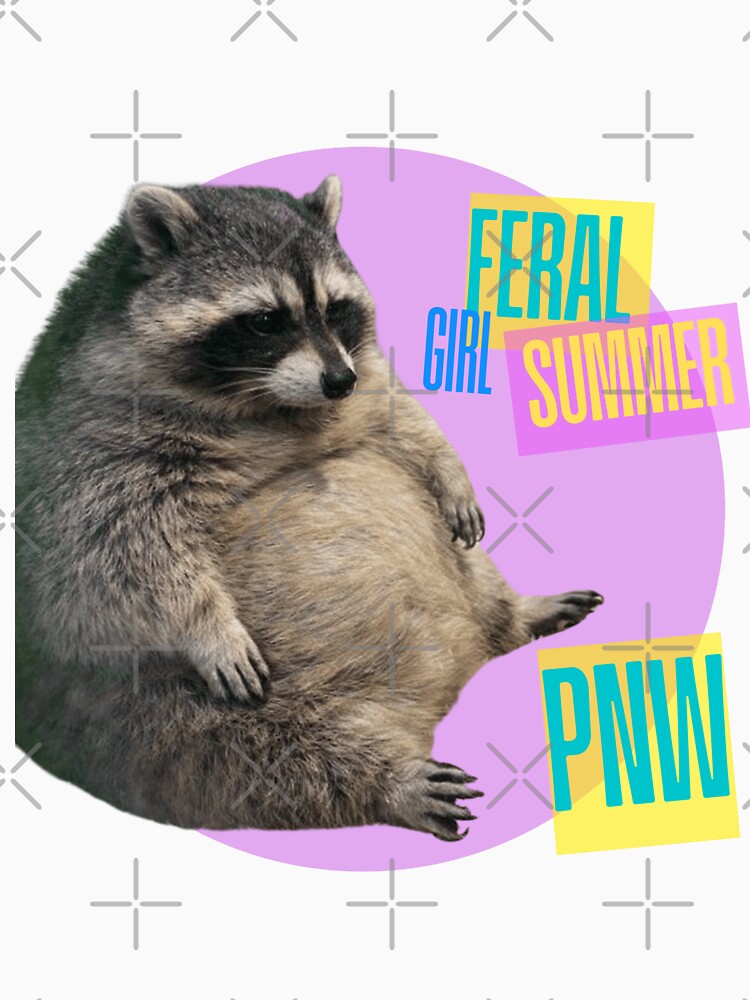 Feral Girl Summer - Pacific Northwest Racoon by WigOutlet