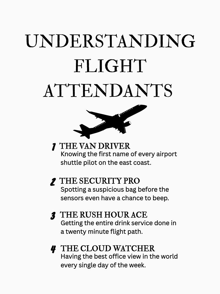 Jet Lag Champ Flight Attendant Aesthetic Art by PsyFlow35