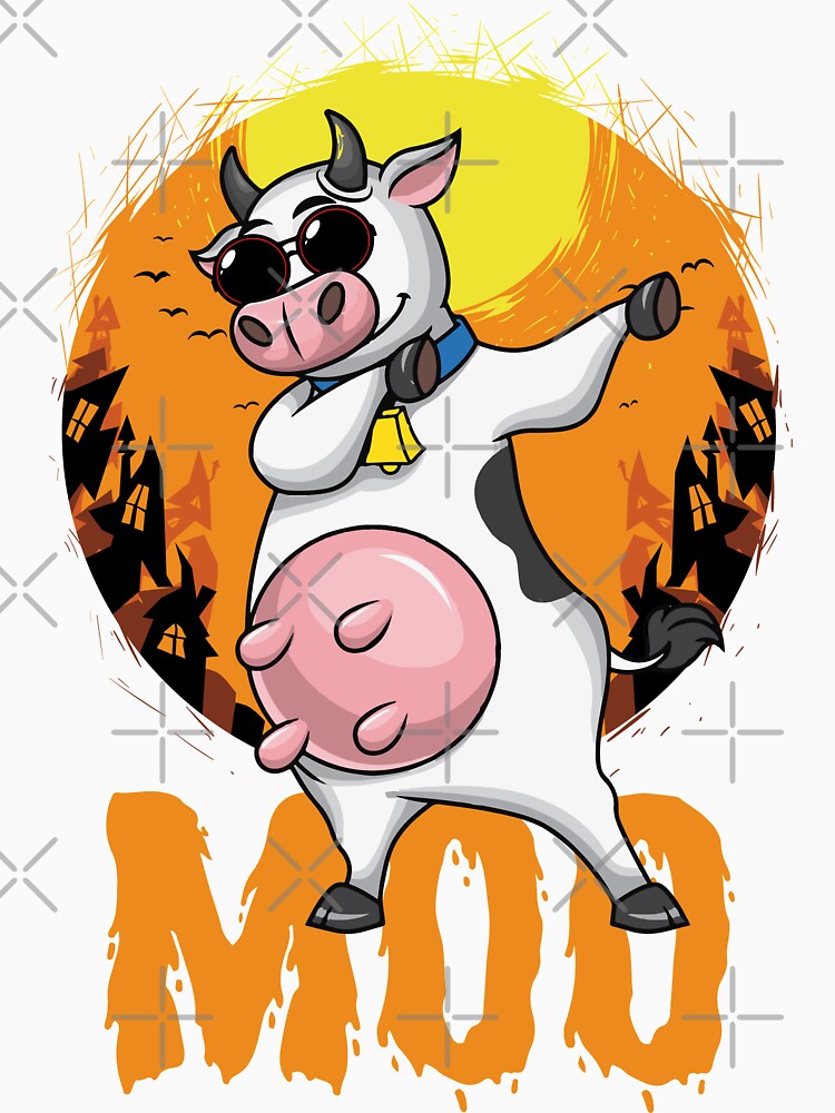 Moo Funny Cow Halloween Costume by reginaturner