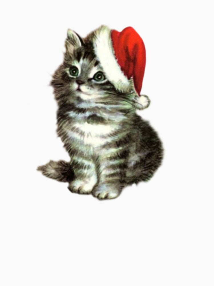 Vintage Cat Christmas by Pixiedrop