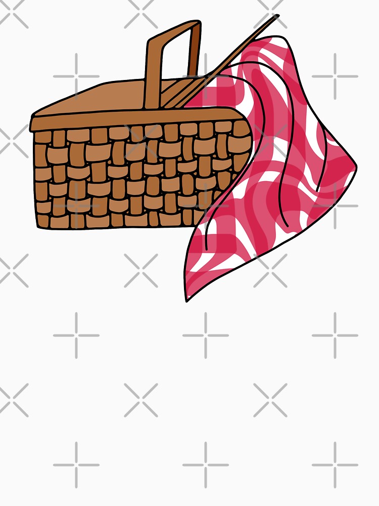 Picnic Basket with Blanket by murialbezanson