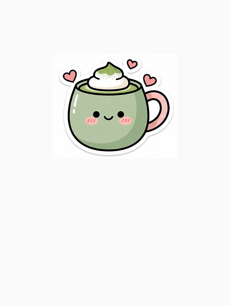 Cute Matcha Lover Valentine Gift Design by SideQuested