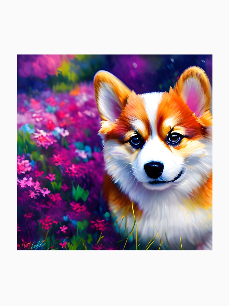 Adorable Corgi Pup - A Joyful Companion for Your Hom by RoslinShaw