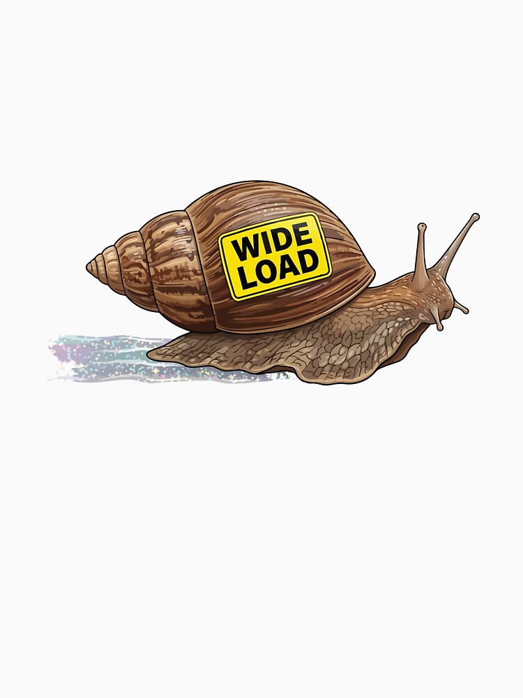 Wide Load Giant African Land Snail Warning by Petzzz