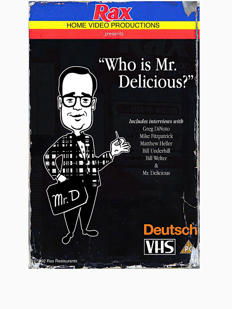 Who is Mr. Delicious VHS Box by Delicious Enterprises