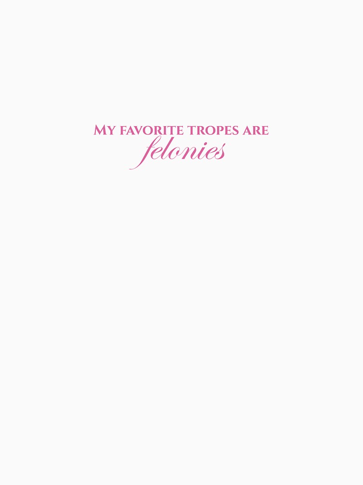 "My Favorite Tropes are Felonies" Reader Sticker | Dark Romance Book Lover Aesthetic by CosmicCritterCorp