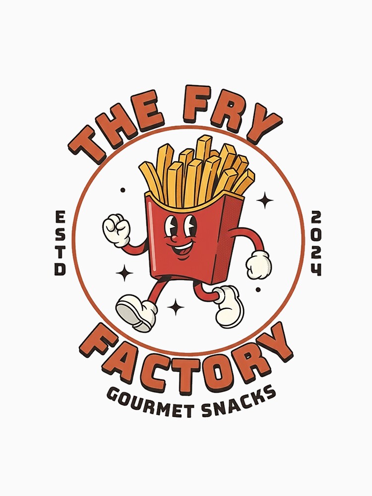 The Fry Factory! Retro French Fries Mascot by HoopeStylee