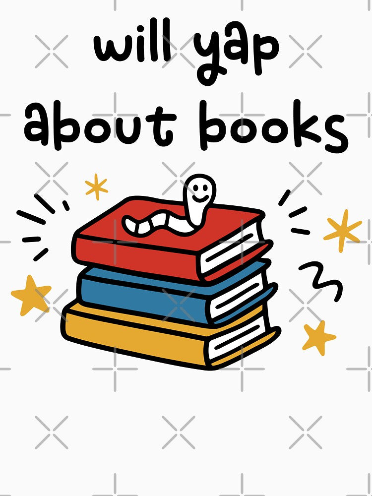 Will Yap About Books Book Lover Reading Bookworm Librarian Bookish by gunaone-design