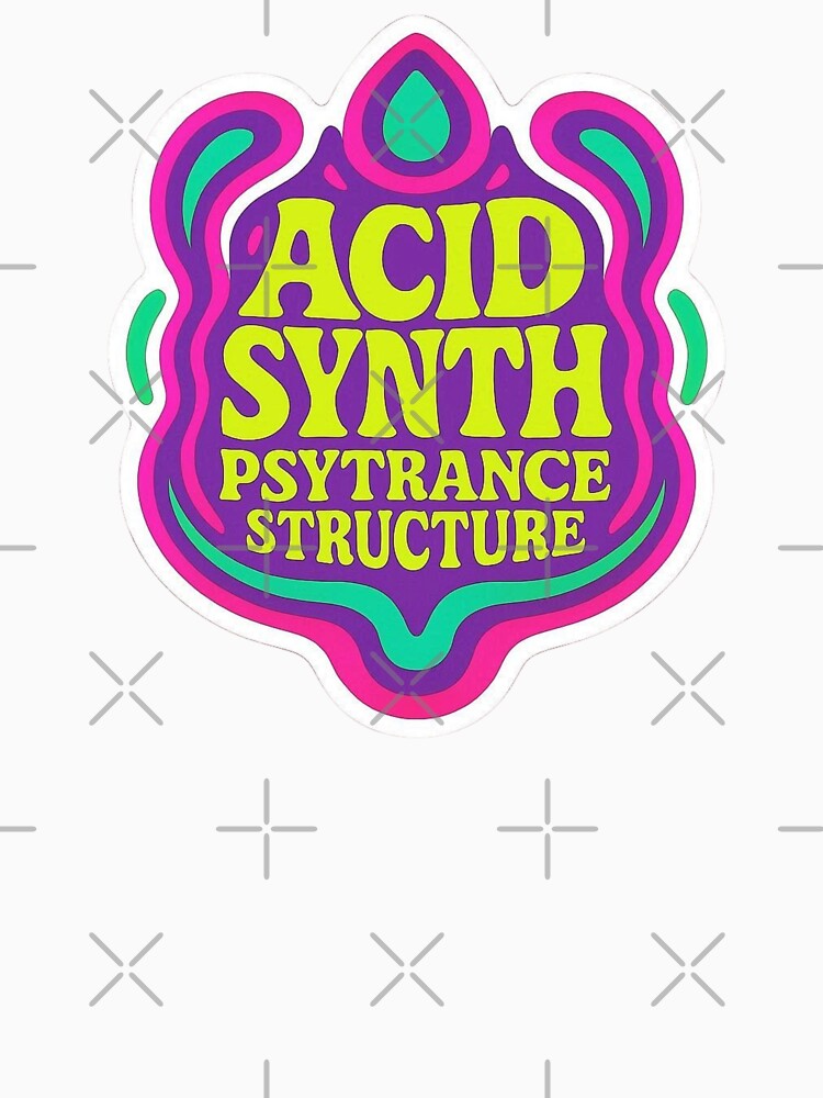 Acid Synth – Psytrance Structure Logo by |TRSSHOP|