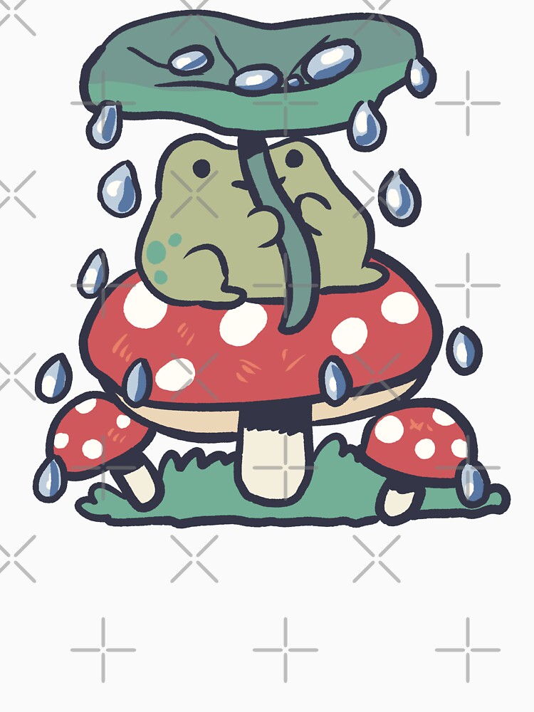 Cute frog on a mushroom by Artofmayara