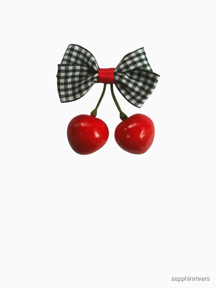 Cherry Red Coquette Bow by sapphiretears