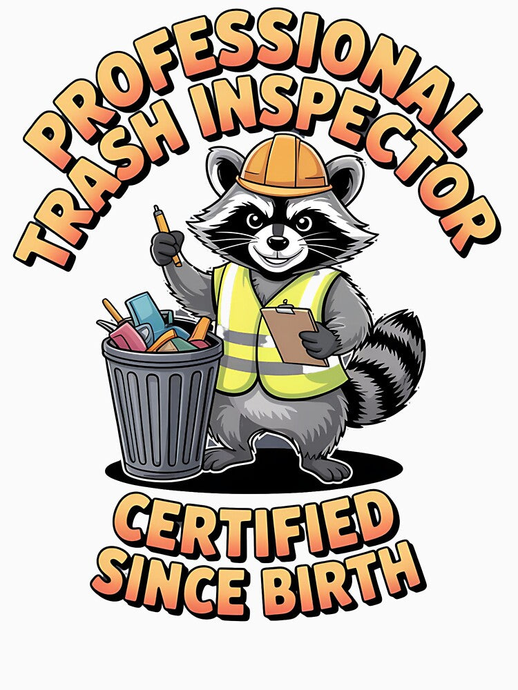 Trash inspector - I love raccoon - Raccoon now - Free raccoon - Raccoon only - Live raccoon - Just do raccoon - Funky raccoon - Enjoy raccoon - Raccoon for you - Raccoon forever by JansenGS