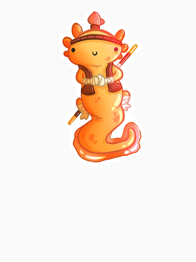 Monk Axolotl, dnd cute class by Thomasmoka