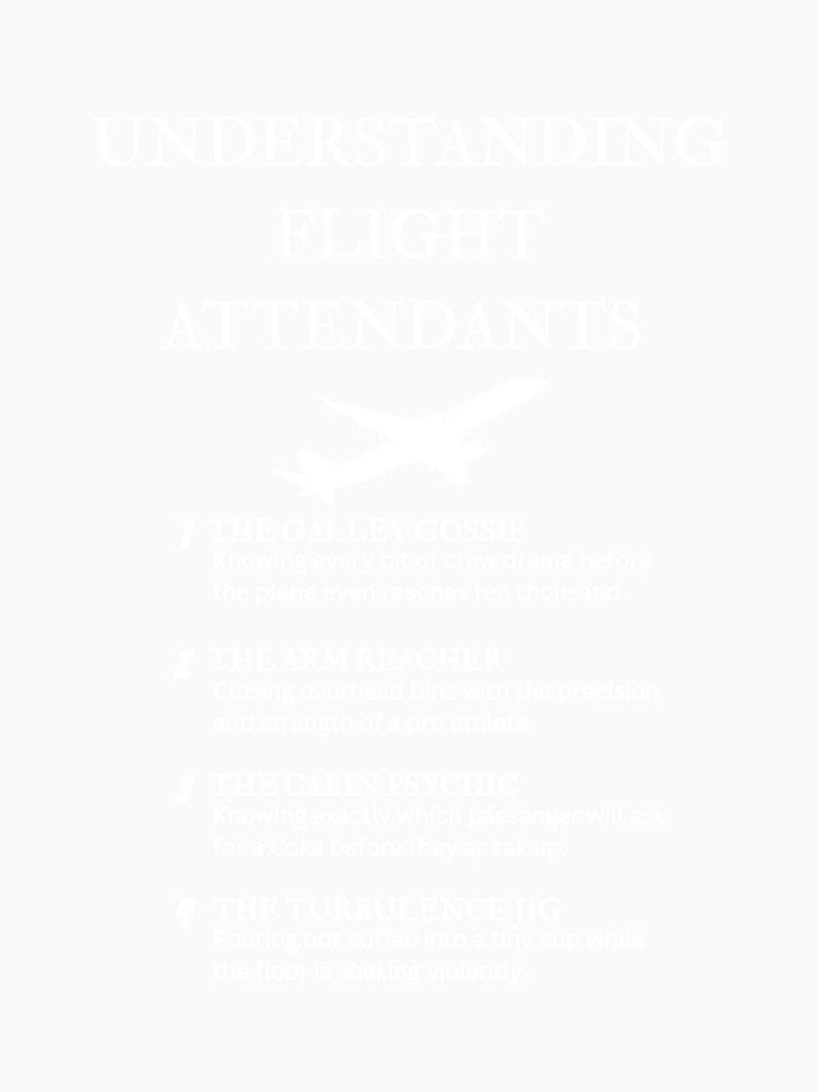 Funny Flight Attendant Definition Dictionary Art – Black by PsyFlow35