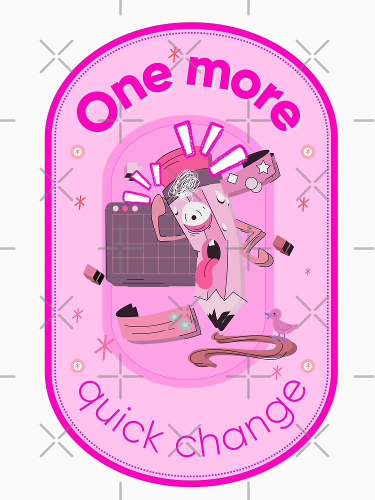 One More Quick Change – Funny UX Designer & Product Team Chaos Illustration by Artio-ArtShop