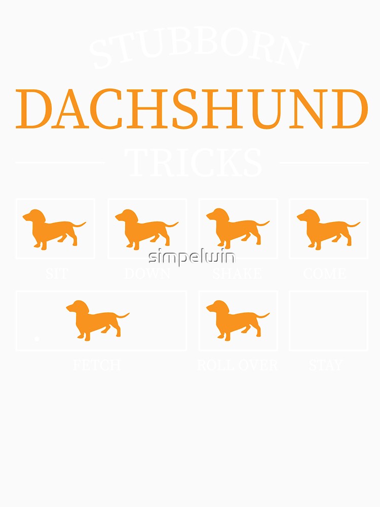 Dachshund, Gift, Shirt by simpelwin