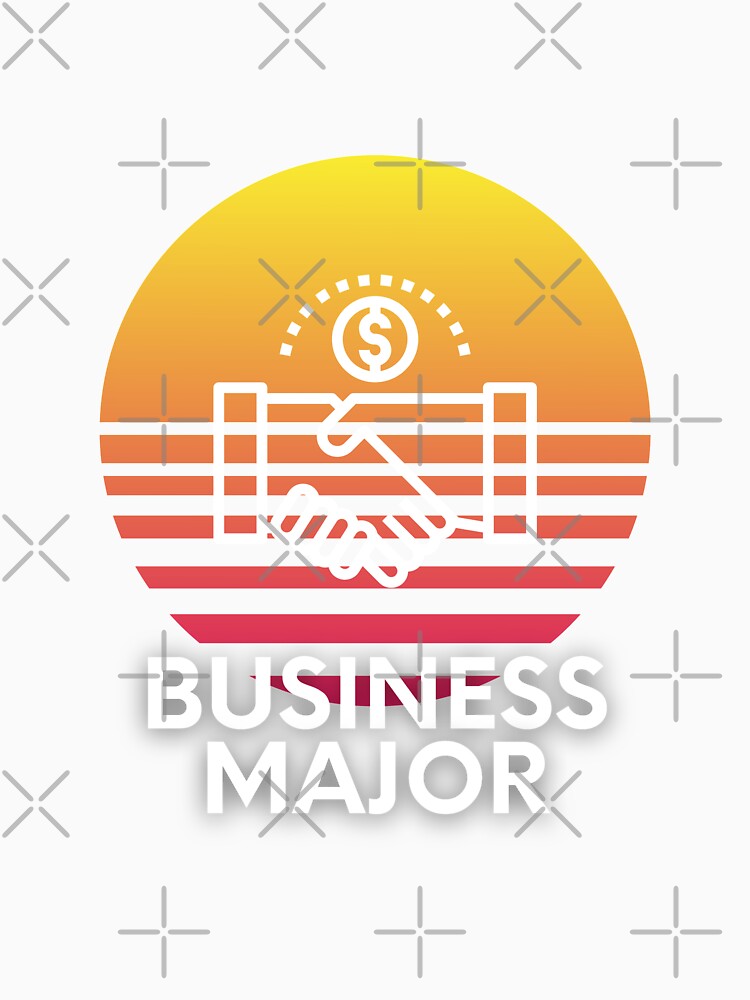 Business Major Colorful Sunset College Student Graphic by EllConApparel