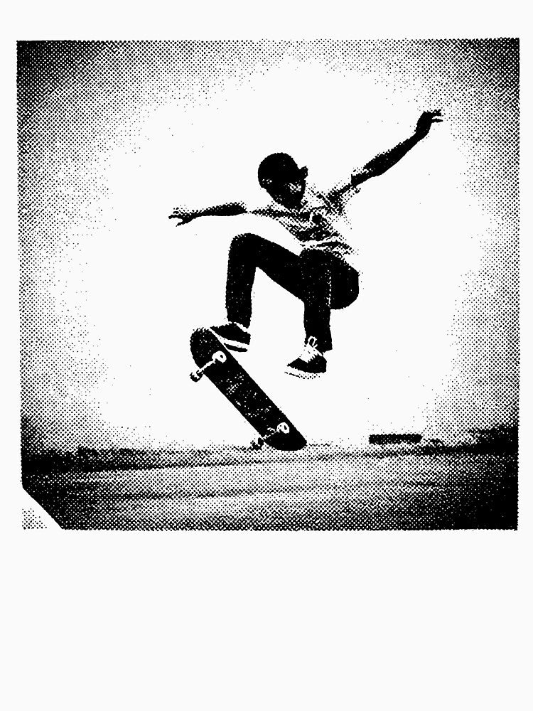 Born to Eat Pavement – Skate Xerox Photo Art by Tattee