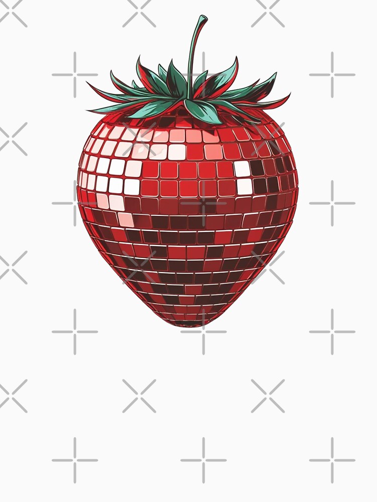 Retro Disco Strawberry Design by Claustronautas