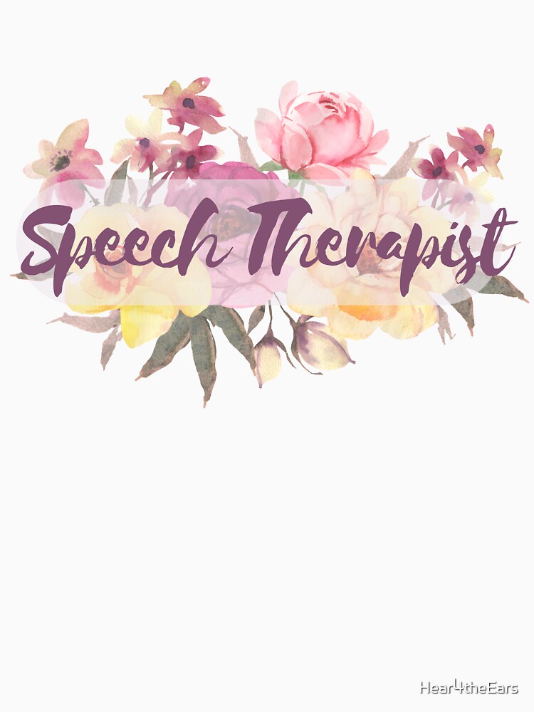 Speech Therapist Sweet Floral Bundle Pinks and Purples by Hear4theEars