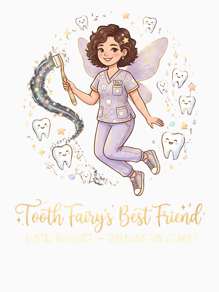 Tooth Fairys Best Friend Shirt Dental Hygienist Spreading Smiles Daily Tee Funny Dental Hygienist Gift by CottonFirst