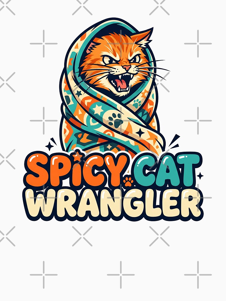 Spicy Cat Wrangler Vet Tech Funny Veterinarian Appreciation Shirt by Osmose-Studio ⭐⭐⭐⭐⭐