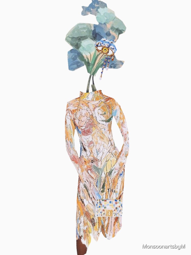 Portrait of a lady feat. Schiaparelli & florals by MonsoonartsbyM