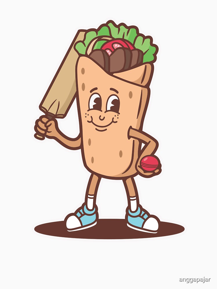 kebab mascot cricket by anggapajar